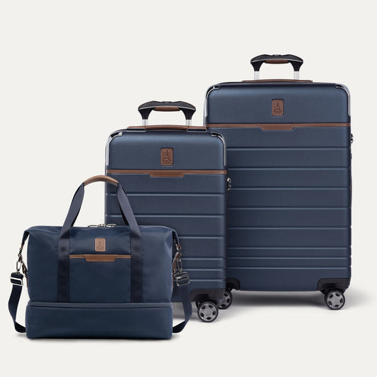 Travelpro® x Travel + Leisure® Carry-On / Medium Check-In / Drop-Bottom Weekender Set