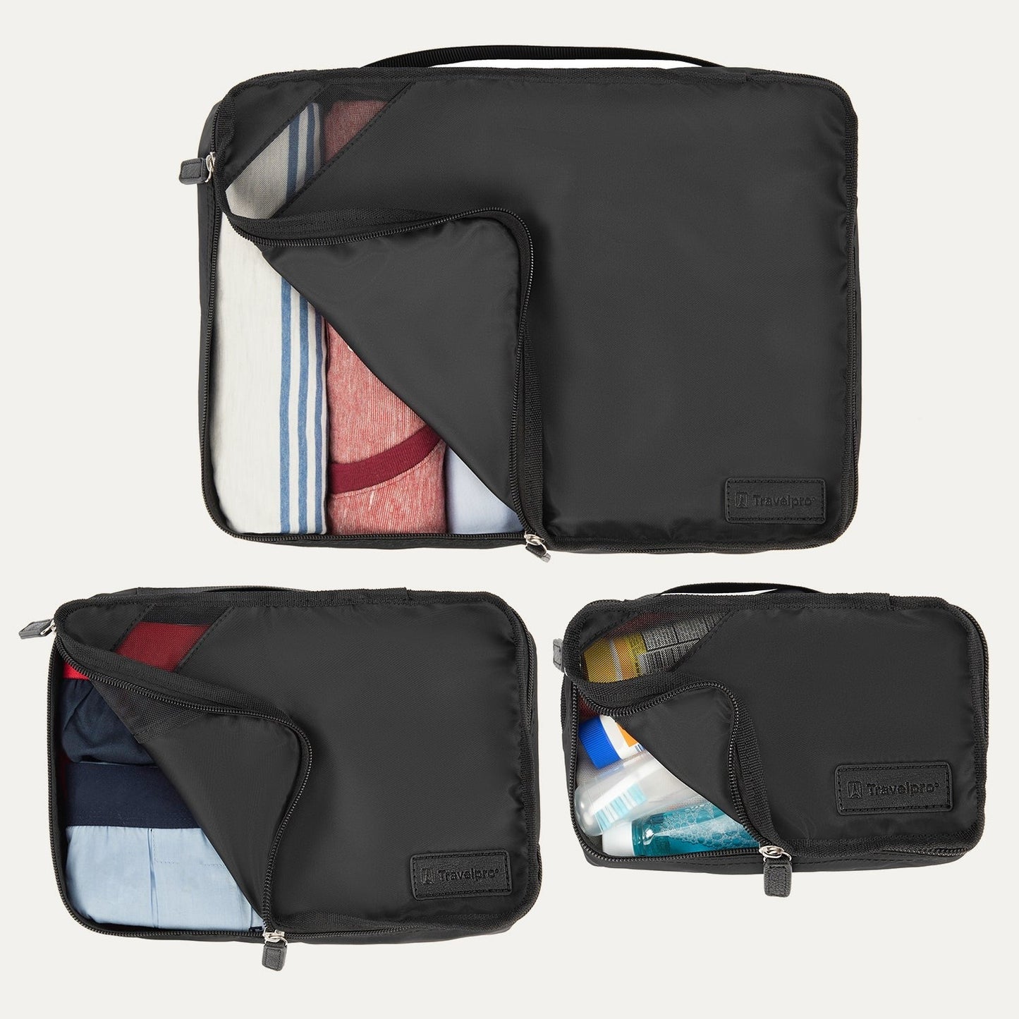 Travelpro® EssentialsTM 3 Pack Packing Cube Set (S/M/L)