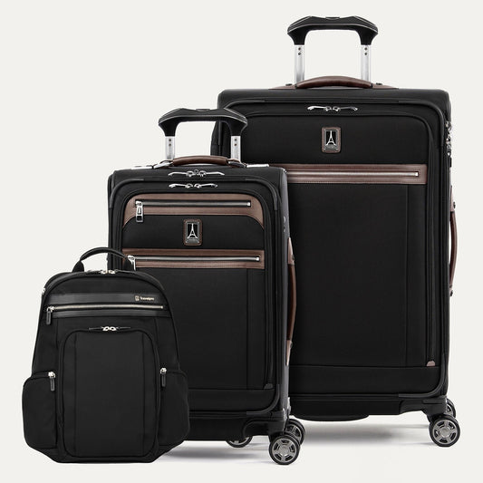 Business Trip Essentials - Platinum® Elite Backpack / Carry-On / Medium Check-In Set